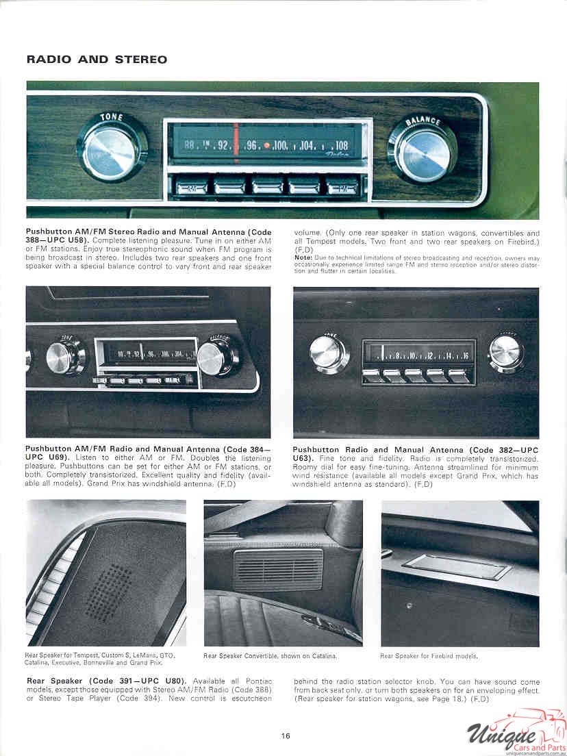 1969 Pontiac Accessories Brochure Page 11
